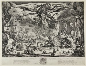 Kuszenie św. Antoniego autorstwa Jacques Callot