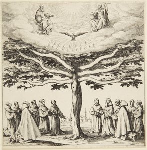 Drzewo świętego Franciszka autorstwa Jacques Callot