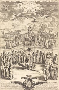 Triumf Dziewicy autorstwa Jacques Callot