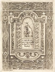 Dziewica przy Kolumnie Dziewica przy Kolumnie, 16081611. autorstwa Jacques Callot
