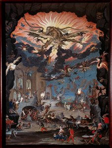 Kuszenie św. Antoniego Wielkiego (lub św. Antoniego Pustelnika lub św. Antoniego Opata). Obraz Jacquesa Callota (1592-1635)