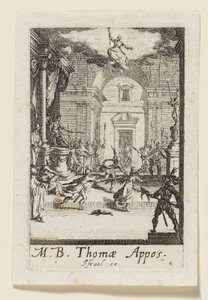 Apostoł Tomasz (Thomas Appos.) autorstwa Jacques Callot