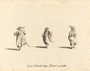 Trzech Panów autorstwa Jacques Callot
