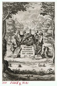 Strona tytułowa Sacra Cosmologia ... (rycina) autorstwa Jacques Callot