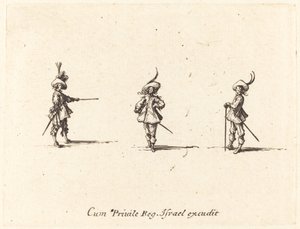 Nieuzbrojone wiertło autorstwa Jacques Callot