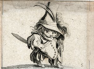 Varie Figure Gobbi ... (grawerunek) autorstwa Jacques Callot