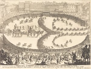 Widok na Festiwal autorstwa Jacques Callot