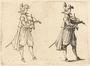 Skrzypek autorstwa Jacques Callot
