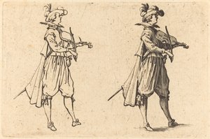 Skrzypek autorstwa Jacques Callot