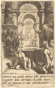 Domenico autorstwa Jacques Callot after Antonio Circignani