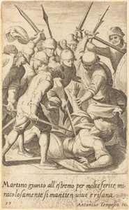 Martino autorstwa Jacques Callot after Antonio Tempesta