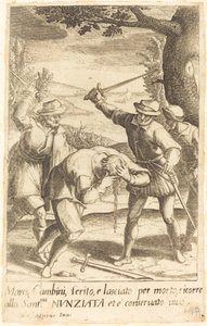 Marco Cambini autorstwa Jacques Callot after Donato Mascagni