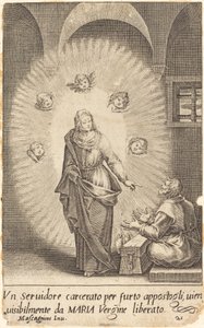 Wyzwolony Sługa autorstwa Jacques Callot after Donato Mascagni