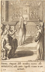 Antonia autorstwa Jacques Callot after Matteo Rosselli