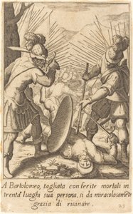 Bartolomeo autorstwa Jacques Callot after Matteo Rosselli