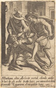 Bastiano autorstwa Jacques Callot after Matteo Rosselli