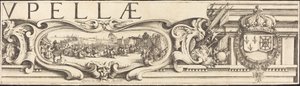 Oblężenie La Rochelle [tablica 3 z 16; zestaw zawiera 1952.8.97-112] autorstwa Jacques Callot and Abraham Bosse