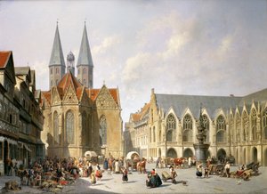 Rynek Starego Miasta, Brunszwik, 1890