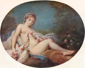 Leda, XVIII wiek, 1917 autorstwa Jacques Charlier