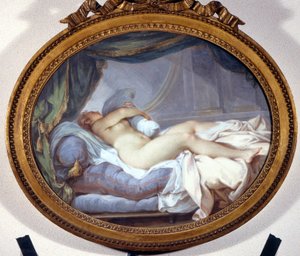 Kobieta ściskając poduszkę. Jacques Charliera autorstwa Jacques Charlier