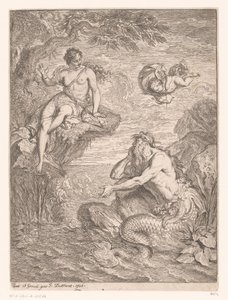 Glaucus i Scylla autorstwa Jacques Dumont