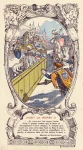 Śmierć króla Francji Henryka II w wypadku bójki, Paryż