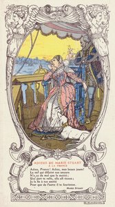 Maryja, królowa Szkotów, żegnająca się z Francją i powracająca do Szkocji po śmierci męża, króla Francji Franciszka II