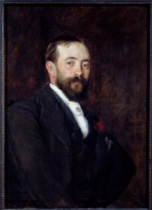 Portret hiszpańskiego malarza Don Rafaela de Ochoa y Madrazo (1858) Obraz Jacques Emile (Jacques-Emile) Blanche (1861-1942) 1890 Nd. 0,55x0,77 m Rouen, Muzeum Sztuk Pięknych autorstwa Jacques Emile Blanche