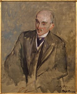 Studium do portretu Henri Bergsona (1859-1941). Obraz Jacques Emile (Jacques-Emile) Blanche (1861-1942), olej na płótnie autorstwa Jacques Emile Blanche