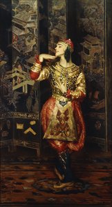 Wacław Niżyński w Danse Orientale, 1910