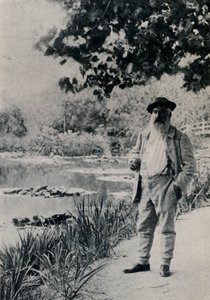 „Claude Monet, Giverny”, 1905 autorstwa Jacques Ernest Bulloz