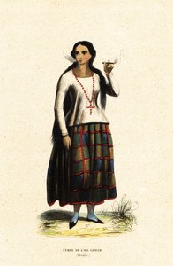 Kobieta Chamorro z wyspy Guam, Mariany, Mikronezja