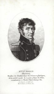 Etienne-Louis Malus autorstwa Jacques Etienne Victor Arago