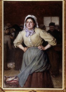La cancalaise - Obraz Jacques Eugene Feyen (1815-1908)., b.d.