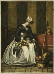 The Tapestry Worker autorstwa Jacques Fabien Gautier d