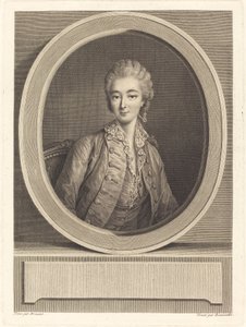 Madame du Barry autorstwa Jacques Firmin Beauvarlet after François Hubert Drouais
