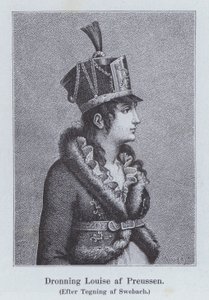 Ludwika Meklemburska-Strelitz, królowa małżonka króla pruskiego Fryderyka Wilhelma III (lito)