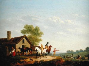 Wyścigi konne autorstwa Jacques Francois Joseph Swebach