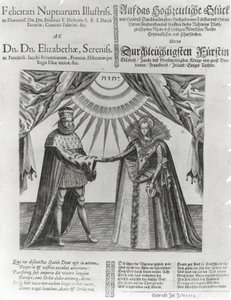 Burza na ślubie Fryderyka V, elektora Palatynatu i księżniczki Elżbiety Anglii, 1613 autorstwa Jacques Granthomme
