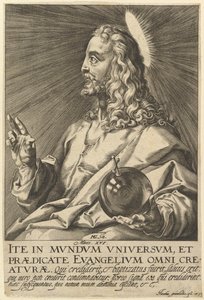Chrystus od Chrystusa i Dwunastu Apostołów, przed 1609 r. autorstwa Jacques Granthomme