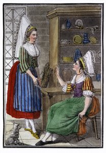 Wieśniaczki z Normandii autorstwa Jacques Grasset de Saint Sauveur