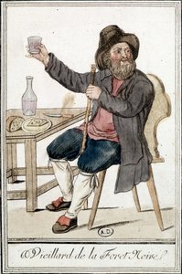 Stary człowiek ze Schwarzwaldu - w „”Encyklopedii podróży””” J. Grasset Saint-Sauveur autorstwa Jacques Grasset de Saint Sauveur