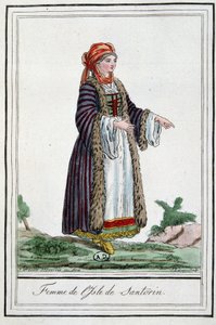 Kobieta z wyspy Santorini autorstwa Jacques Grasset de Saint Sauveur