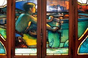 Nancy (oddział 54), Art Nouveau, Izba Przemysłowo-Handlowa, Witraże Jacquesa Grubera (1870-1936)