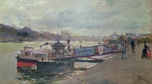 Scena portowa, XIX w.