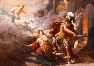 Helen ocalona przez Wenus od gniewu Eneasza, 1779