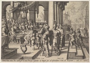 Alegoria rządu mądrego króla, 1588. autorstwa Jacques II de Gheyn