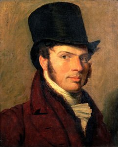 Portret młodego mężczyzny w cylindrze
