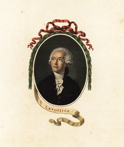 Antoine Lavoisier, francuski chemik, ekonomista i szlachcic.1805 (grafika) autorstwa Jacques Louis (after) David