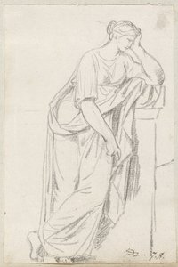 Muza z Sarkofagu Muz autorstwa Jacques Louis David
